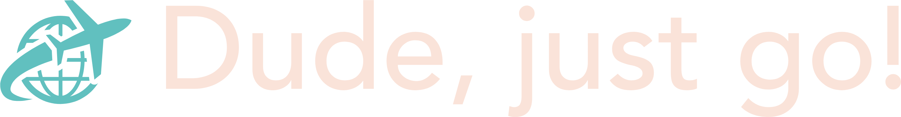 Dude, just go! Dark mode logo